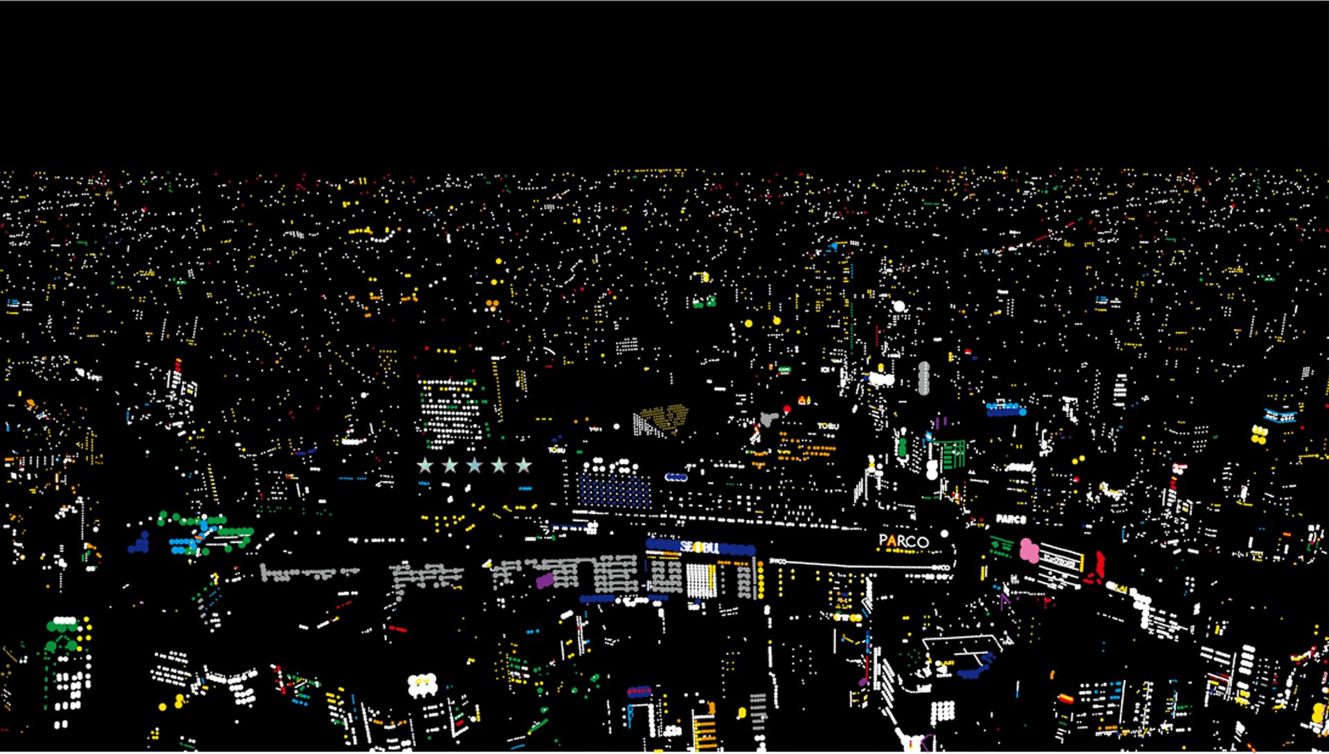 大村雪乃 yukino-art Ikebukuro night size h2010mmx w3560mm 2015