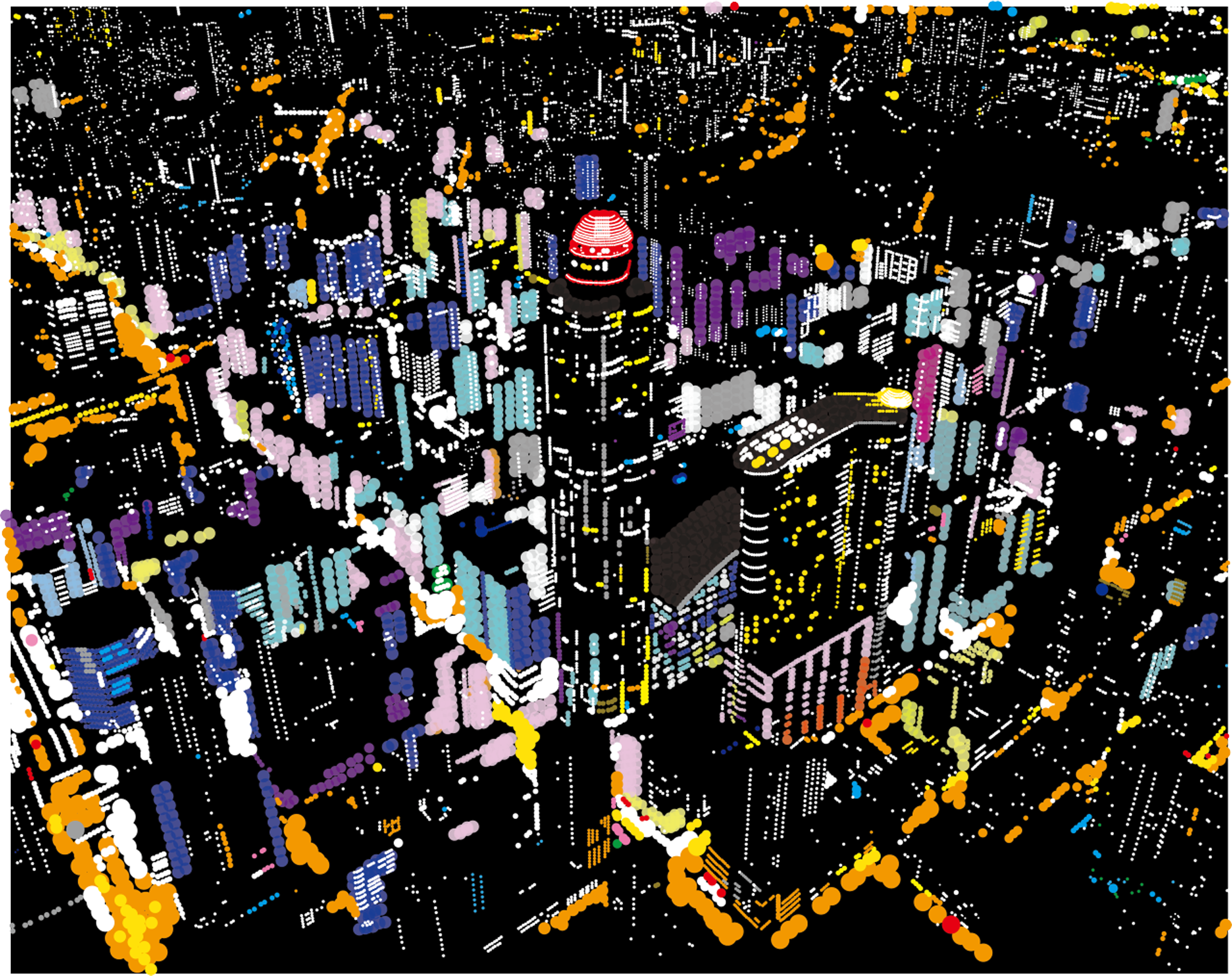 大村雪乃 yukino-art Neon Hong Kong Sticker,acrylic on Panel h1590mmxw2000mm 2020 SOLD Collected by makeitloud inc,