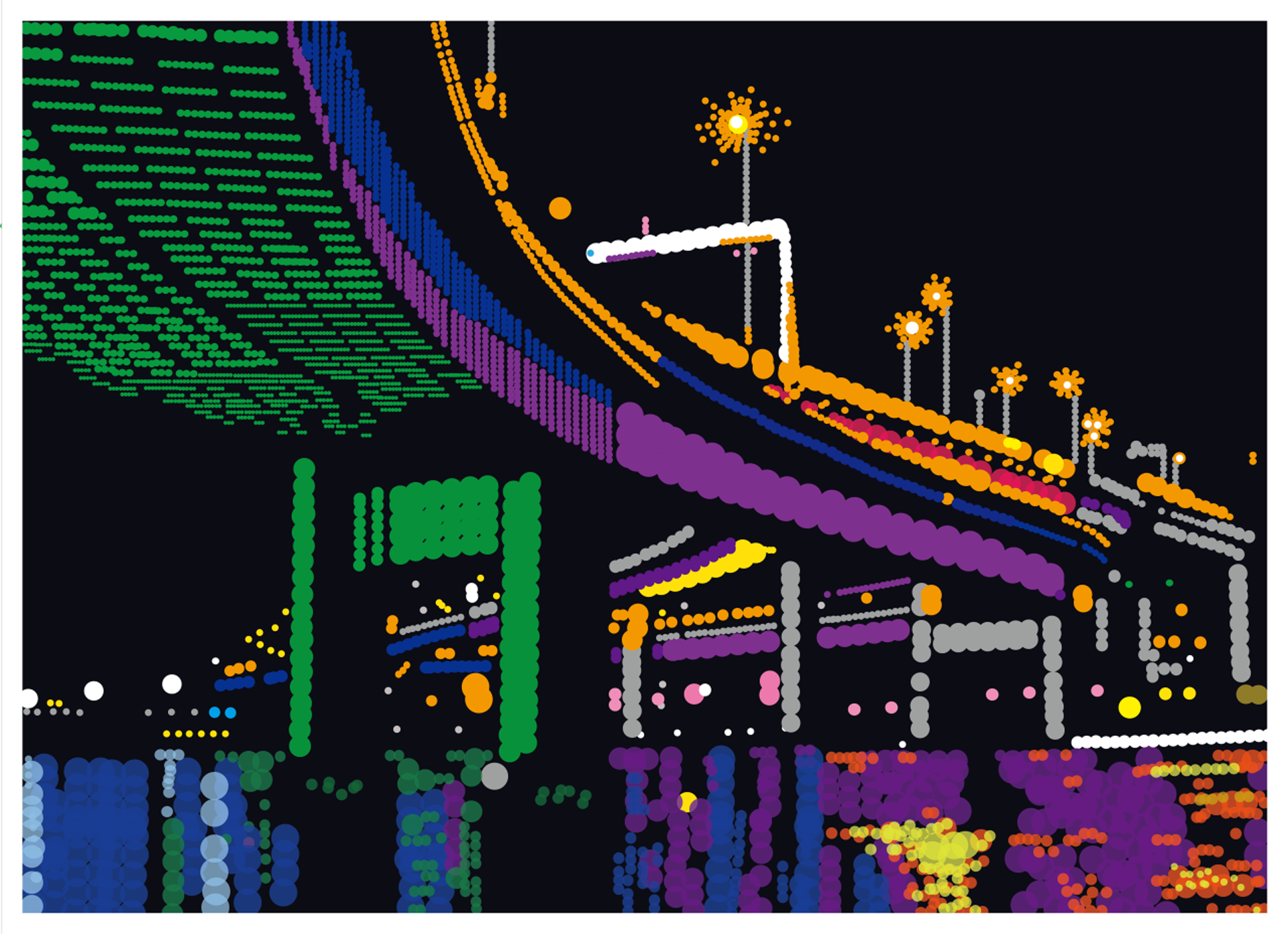 大村雪乃 yukino-art RYOGOKU HIGHWAY Sticker,acrylic on Panel すみだメタ観光祭 https://www.sumida.metatourism.jp/ h652mmxw910mm 2021 SOLD