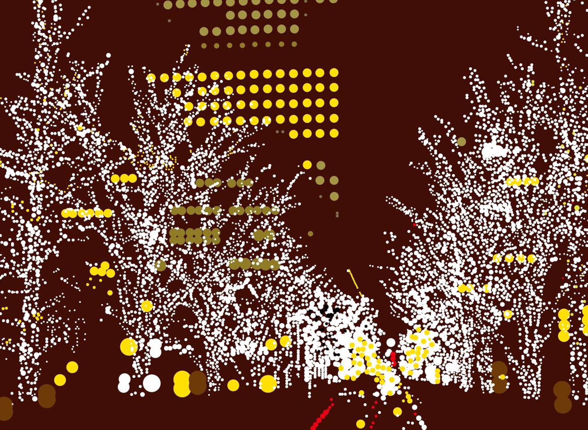 大村雪乃 yukino-art Tokyo Illumination Mixed media, Sticker on Panel h727mm × w1000mm 2014