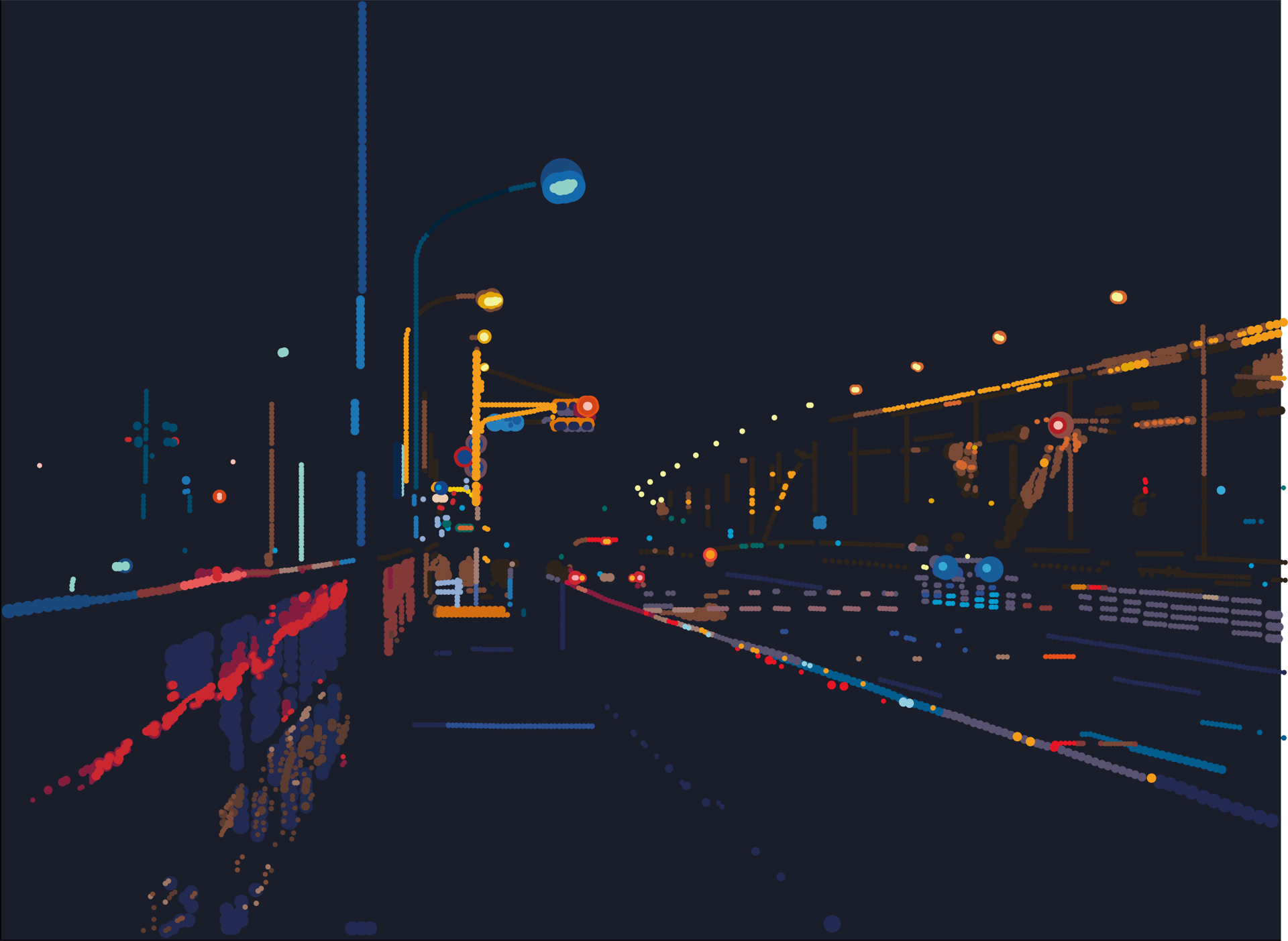 大村雪乃 yukino-art 或る夜 Cutting sheet,acrylic on Panel h530mm x w727mm 2023